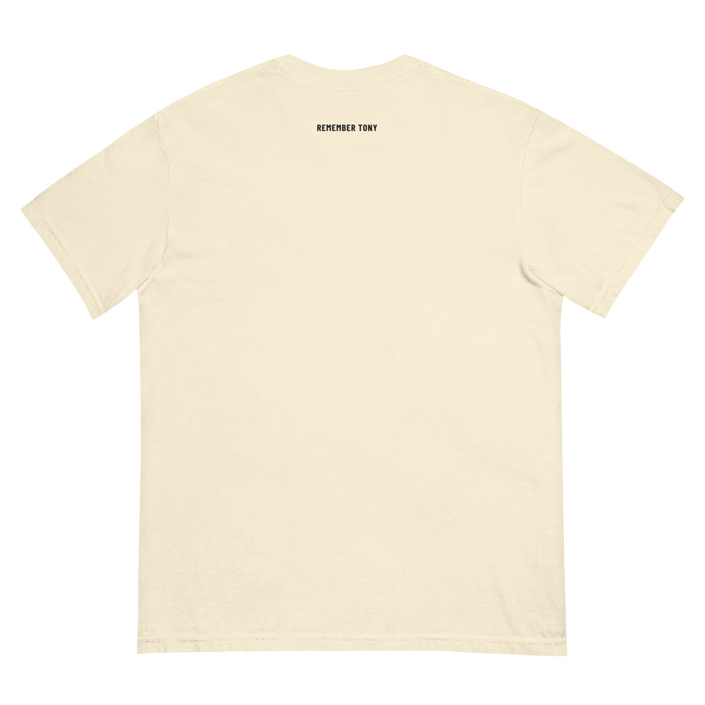 Still Dealing With Anxiety tee, bone, back