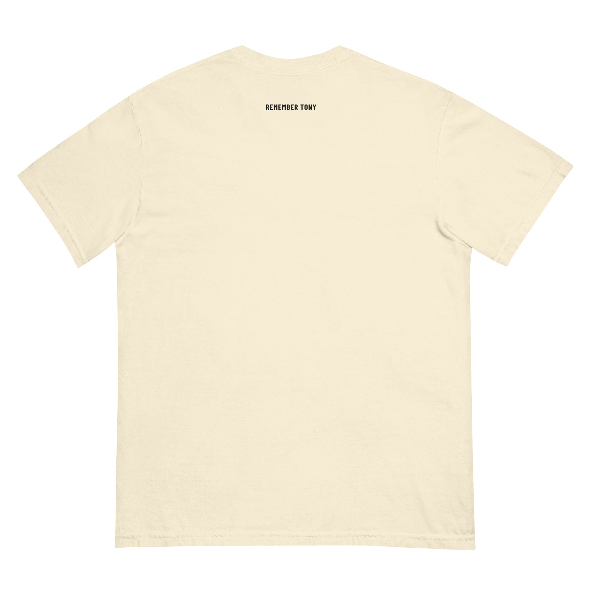 Still Dealing With Anxiety tee, bone, back