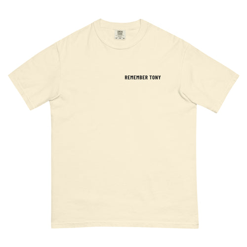 The Signal tee, bone, front