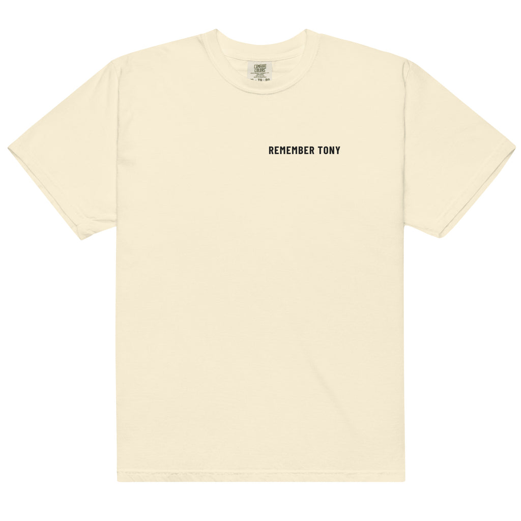 The Signal tee, bone, front