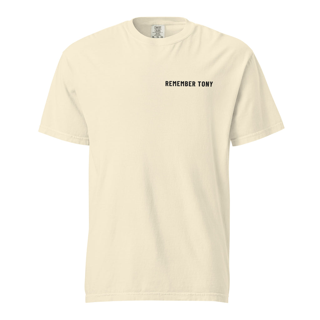 The Signal tee, bone, front