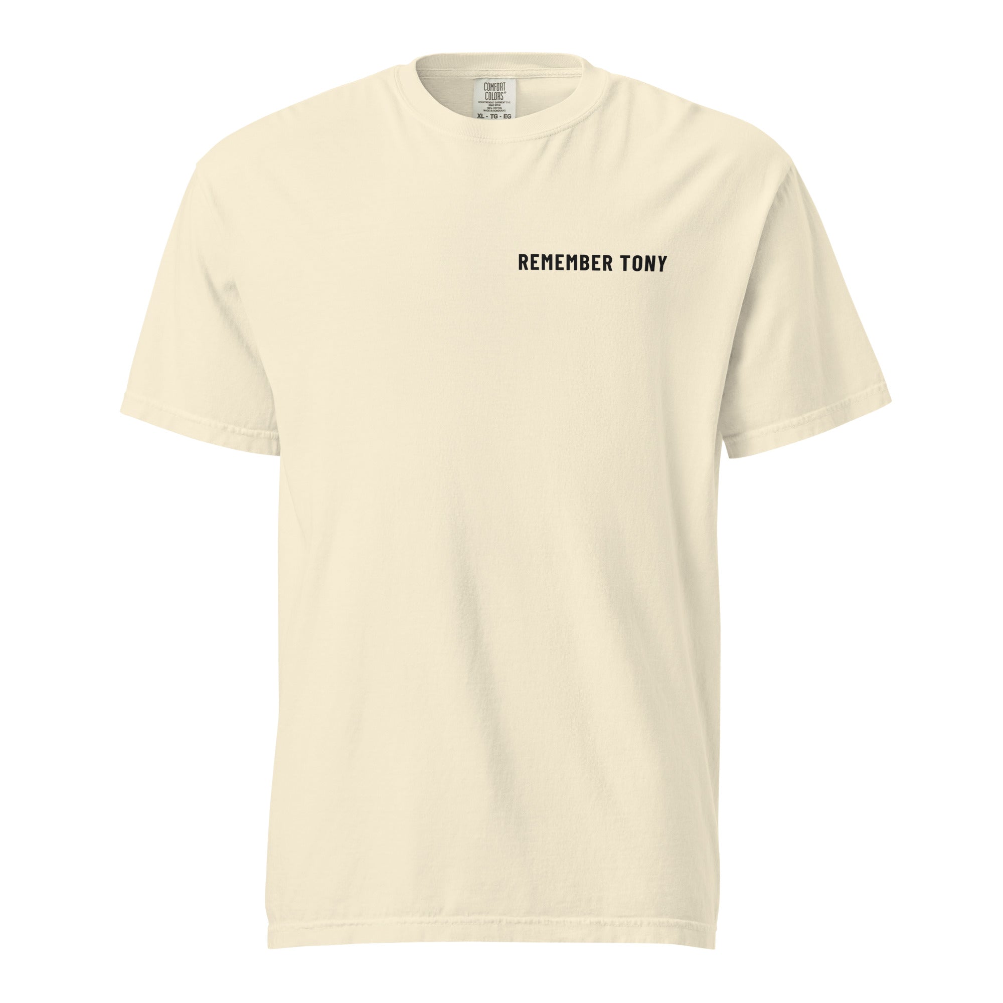 The Signal tee, bone, front